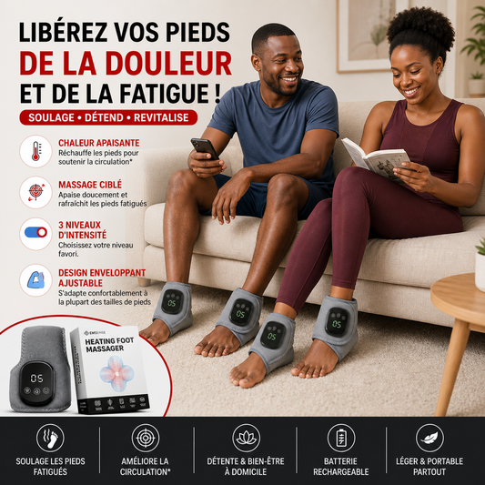 EMSense - Masseur de Pieds Triple Thérapie