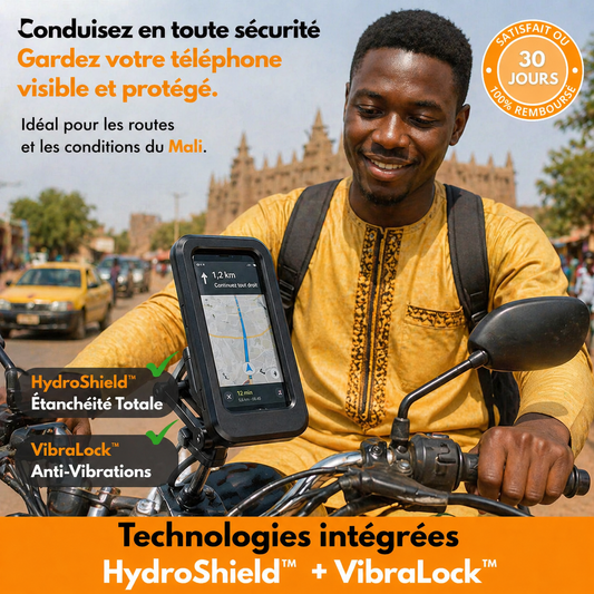 MagniRide PRO™ – Support Téléphone 360° Ultra-Stable & Étanche