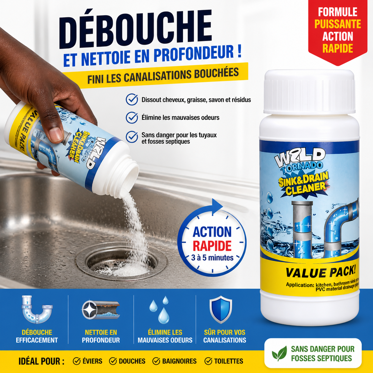 VALUE PACK : Déboucheur Pro 🍃