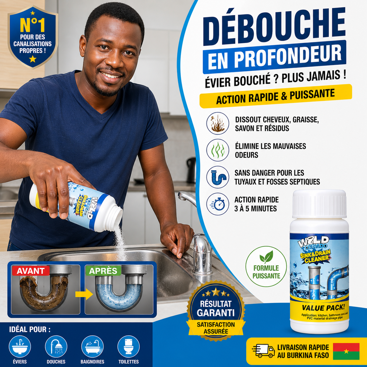 VALUE PACK : Déboucheur Pro 🍃