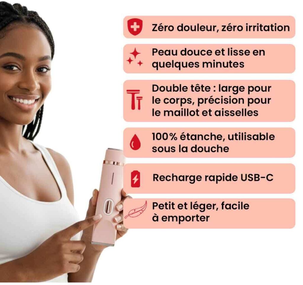 Rasoir Femme Doux 2-en-1 💖